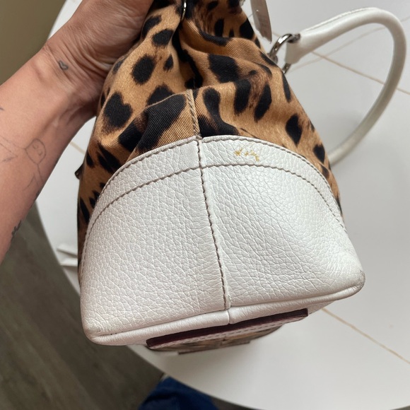 Dolce & Gabbana Leopard Print Leather Handbag - Picture 11 of 16